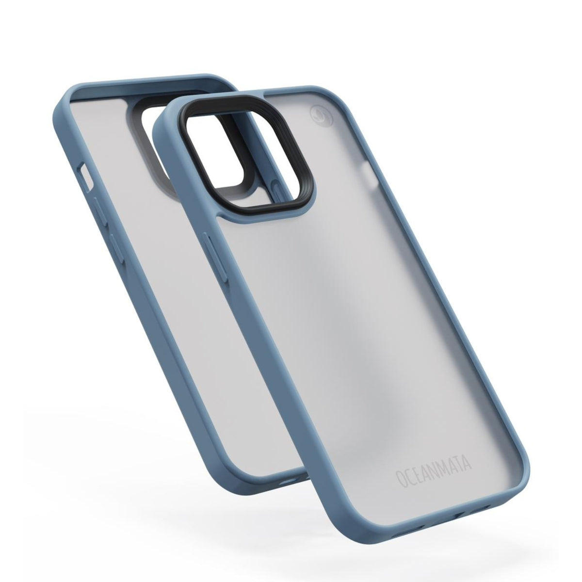 Samsung S24 case - transparent ocean blue - sustainable