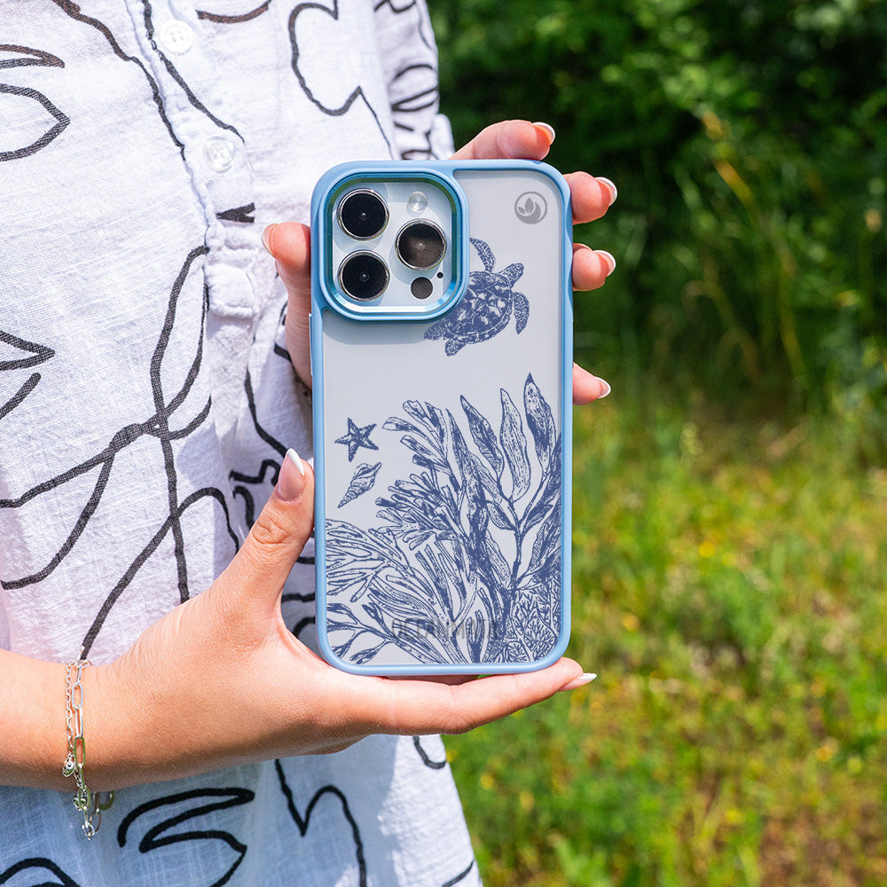 Samsung S25 Ultra Case - Turtles Blue - "Silent Wave" - Sustainable