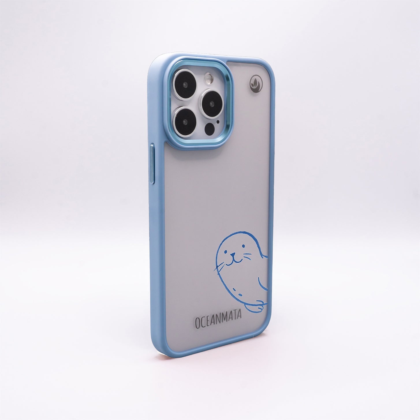 iPhone 16e Case - Seal Blue - "Robby" - Sustainable