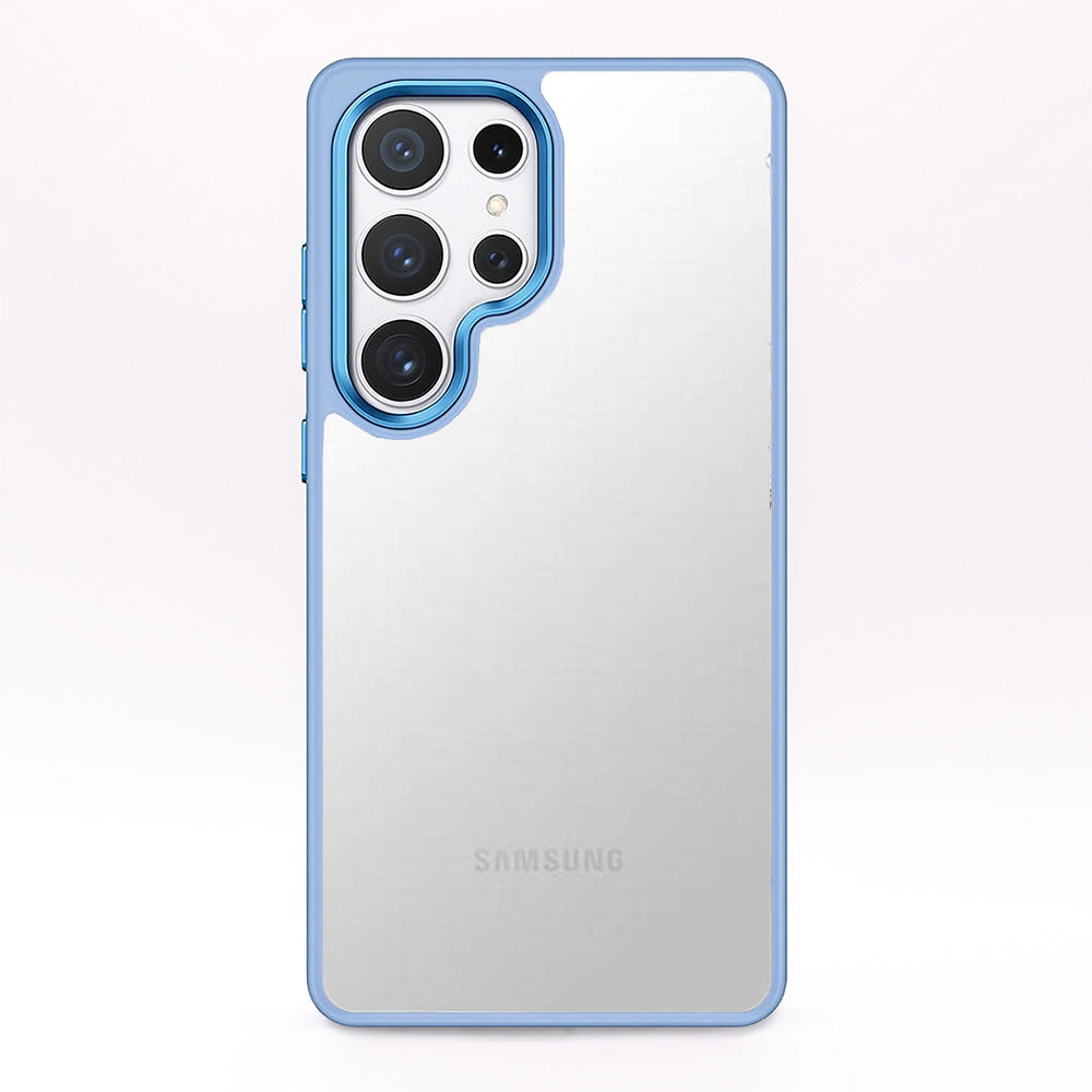 Samsung S26+ Hülle - durchsichtig ozeanblau - nachhaltig