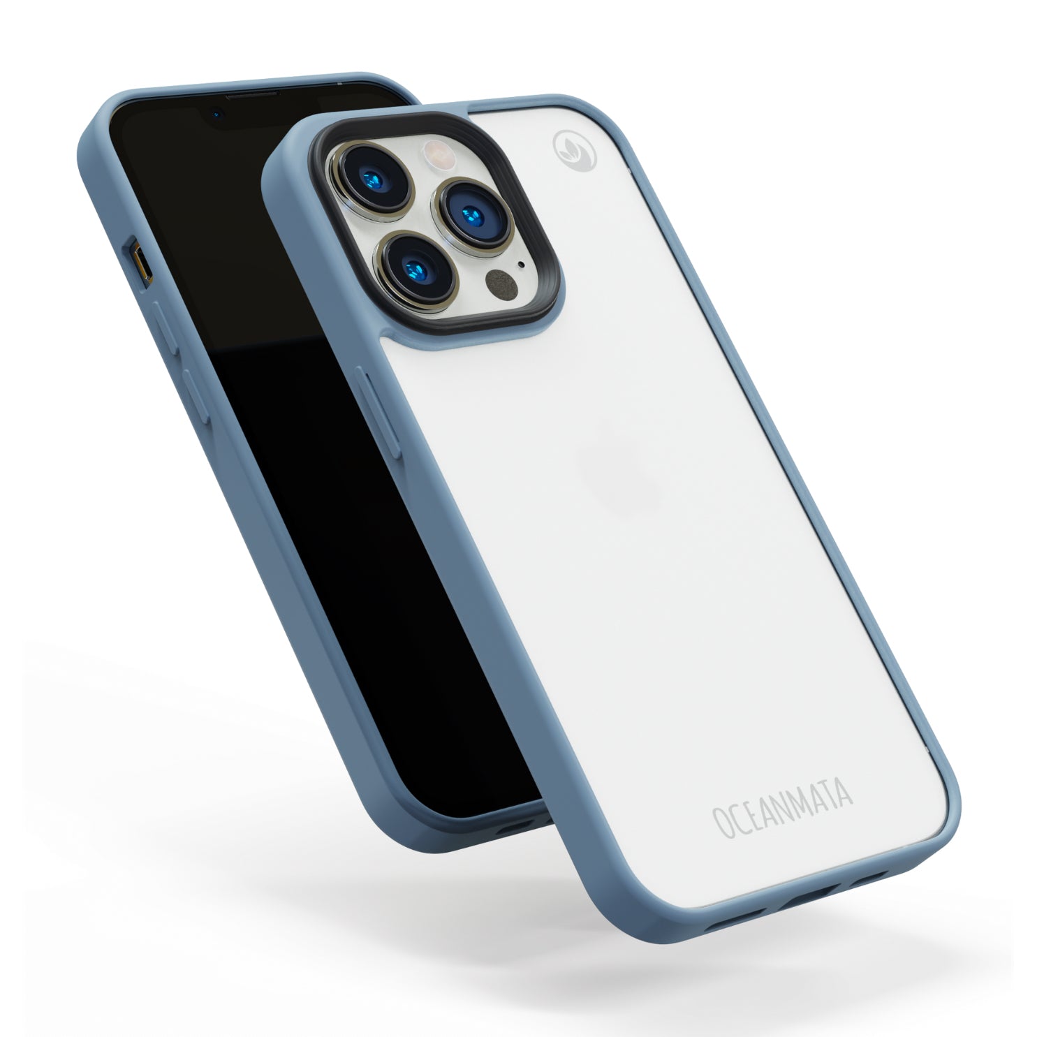 Samsung S24+ case - transparent ocean blue - sustainable