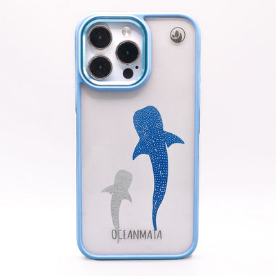 Samsung S25+ Case - Whale Shark Blue - "Whale Shark" - sustainable