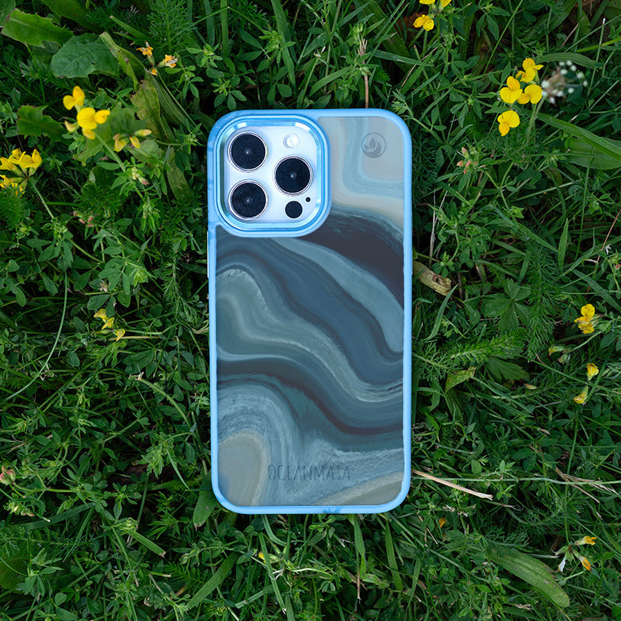 iPhone 6/6S/7/8/SE(2020)/SE(2022) Hülle - Welle - "Wave" - nachhaltig