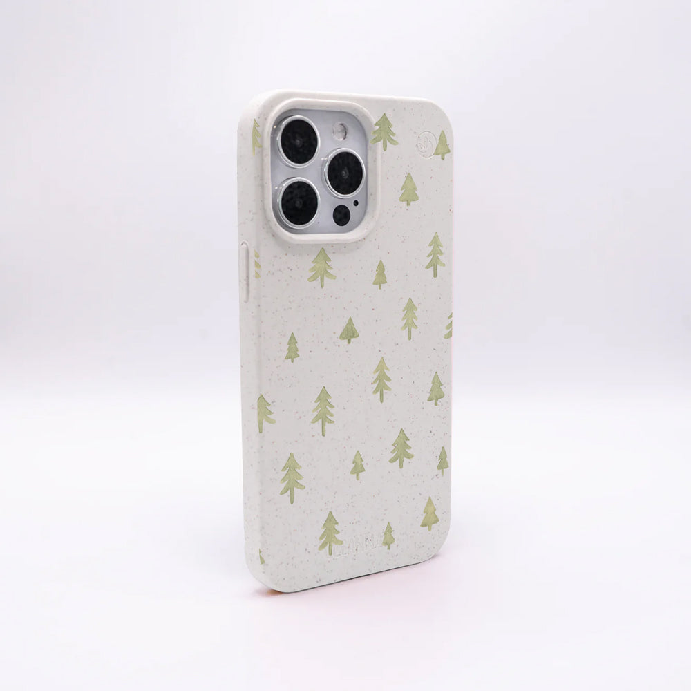 iPhone 11 pro Hülle - Winter weiß - "Winterwald" - nachhaltig