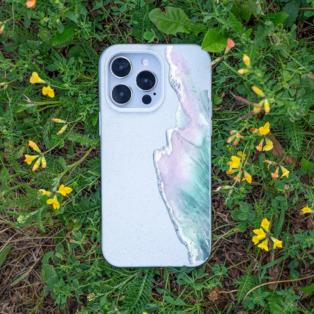 Biologisch abbaubare Handyhülle iPhone 14 pro Bluehour — kompostierbar — Bonus