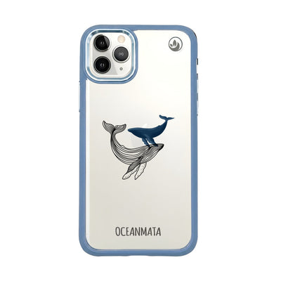 iPhone 11 pro hoesje - walvisblauw - "BlueWhale" - duurzaam