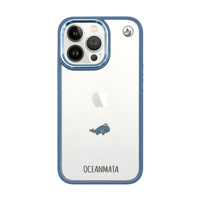 iPhone 13 Pro Max Case - Whale blue - "Captain Whale" - sustainable