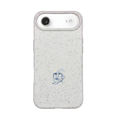 iPhone 17 Air Case - white - "coffeelove" - sustainable