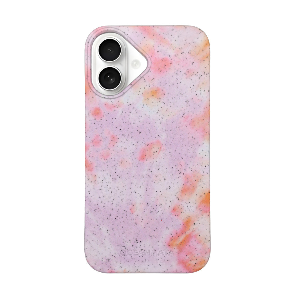 iPhone 16 hoesje - Koraaloranje - "Coralful" - Duurzaam