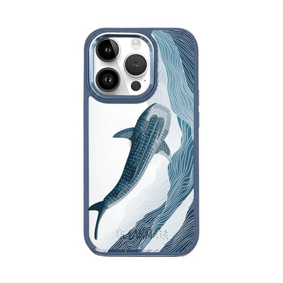 iPhone 14 pro Hülle - Walhai blau - "DeepWater" - nachhaltig