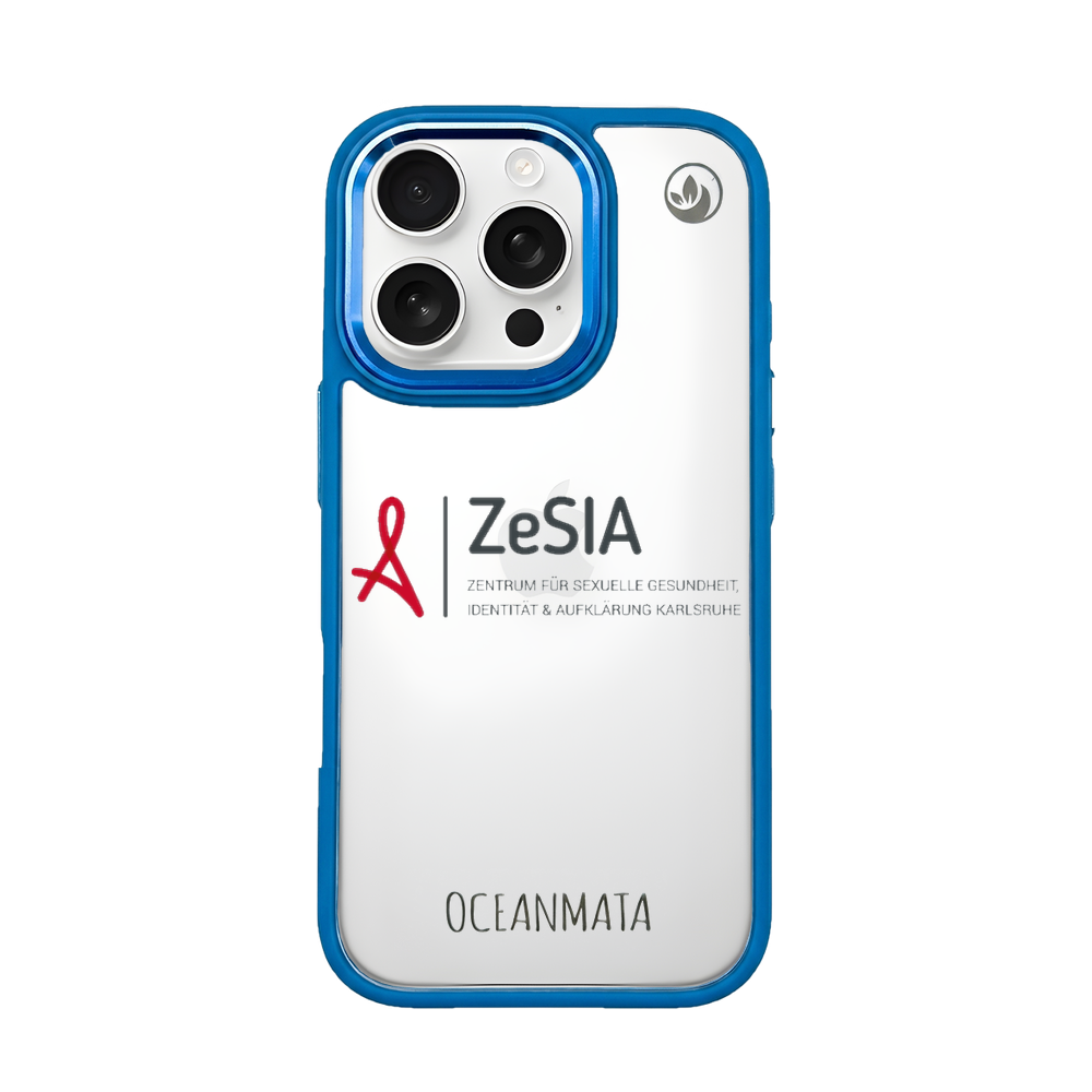 ZeSIA Karlsruhe × OceanMata Clear Case – Samsung S25 Ultra (Pattern)