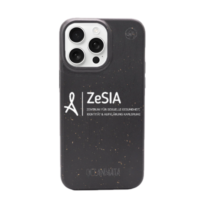 ZeSIA Karlsruhe × OceanMata Hülle Schwarz – iPhone 15 pro (Muster)
