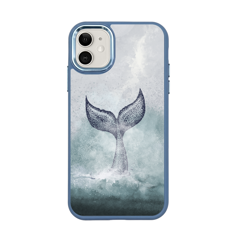 iPhone 11 Case - Dolphin Blue - "Dolphin" - Sustainable