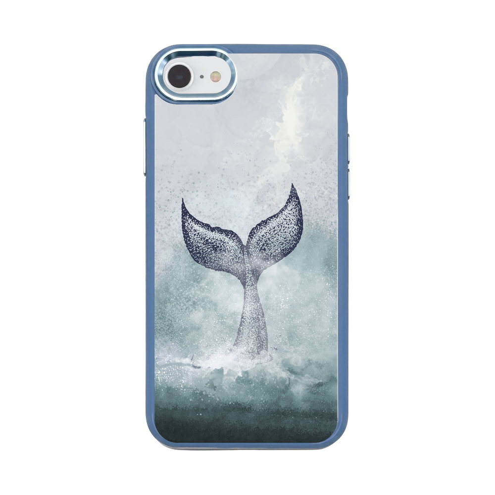 iPhone SE/7/8 Case - Dolphin Blue - "Dolphin" - Sustainable