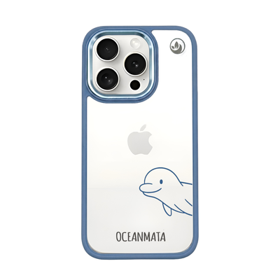 iPhone 15 pro case - Dolphin - "Finni" - sustainable
