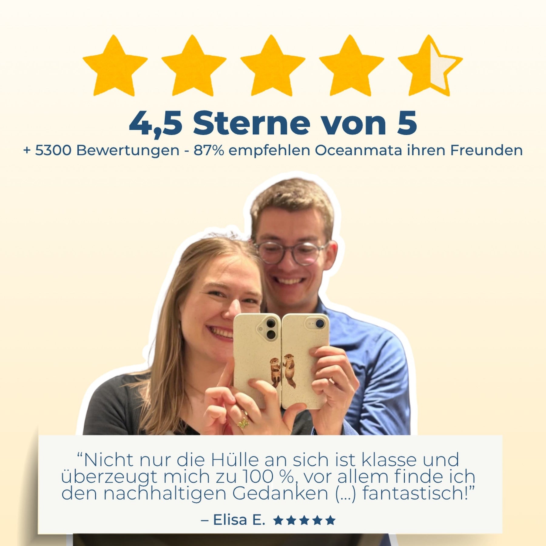 Biologisch abbaubare Handyhülle iPhone 12 pro / iPhone 12 Bluehour — kompostierbar — Kundenbewertungen & Sterne-Rating
