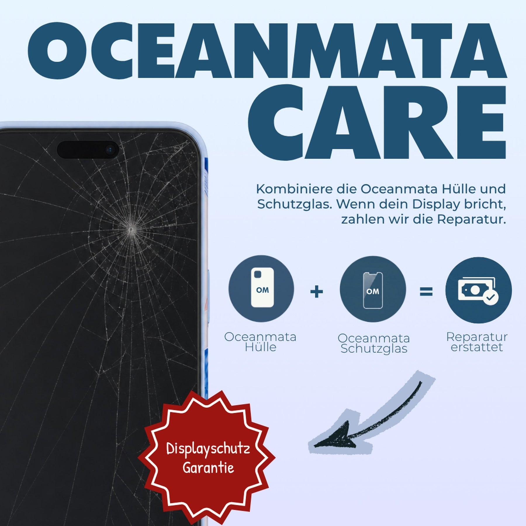 Nachhaltige Handyhülle iPhone 11 Towardsthehorizon aus Ocean Plastic — Oceanmata Care Service
