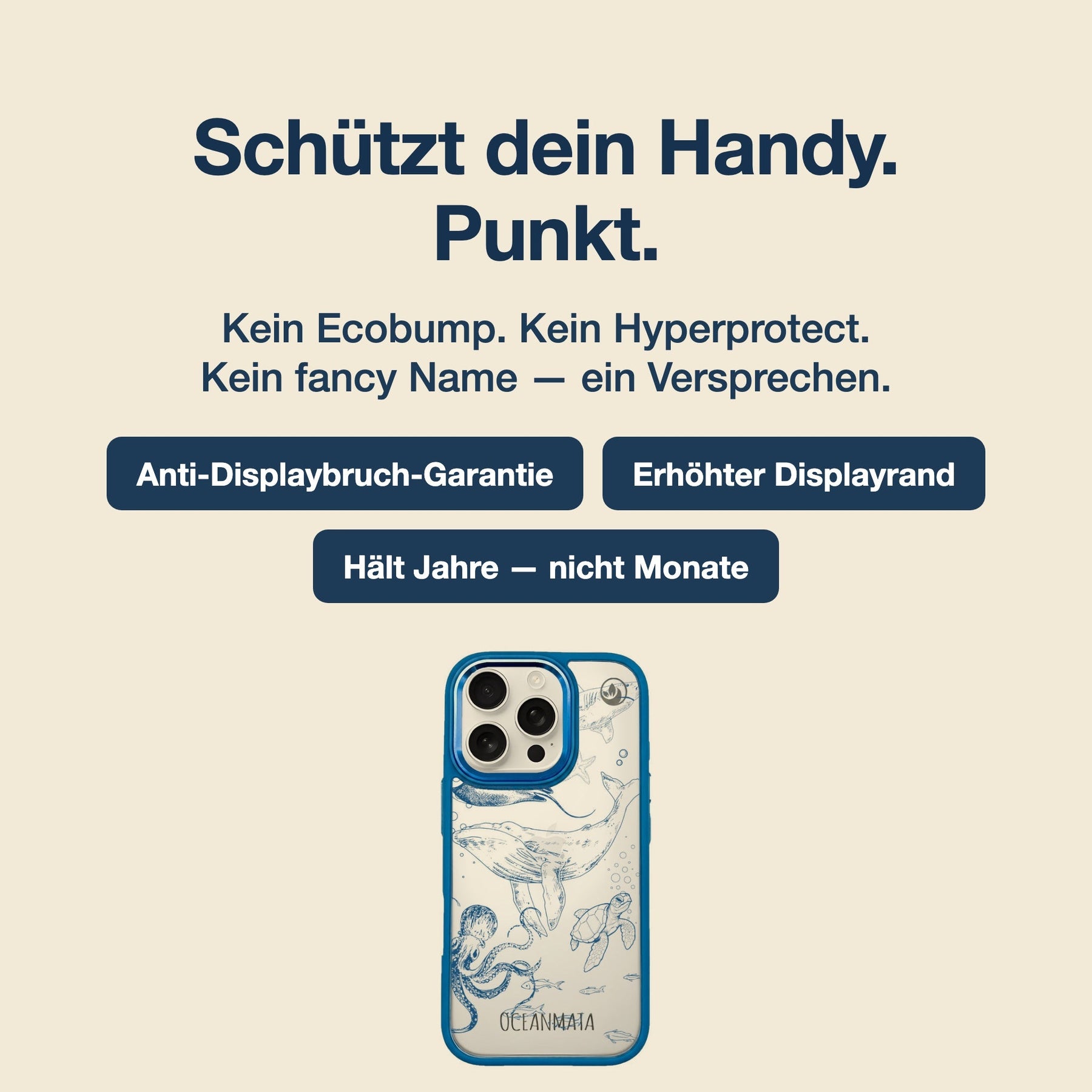 Nachhaltige Handyhülle iPhone 17 Finni aus Ocean Plastic — Material