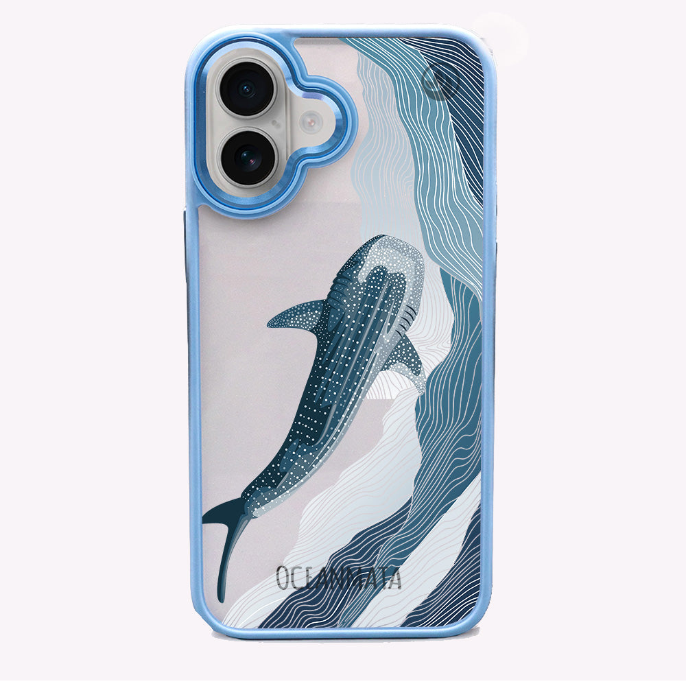 iPhone 16 Hülle - Walhai blau - "DeepWater" - nachhaltig