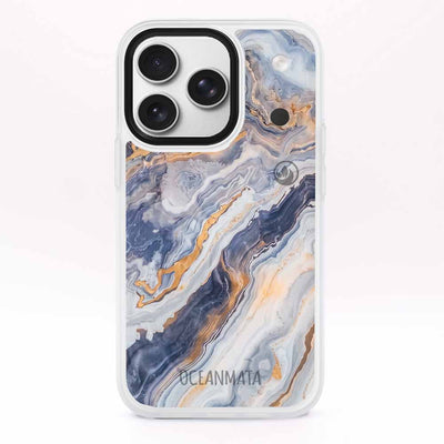 iPhone 17 Pro Max Case - Marble Blue - "BlueMarble" - sustainable
