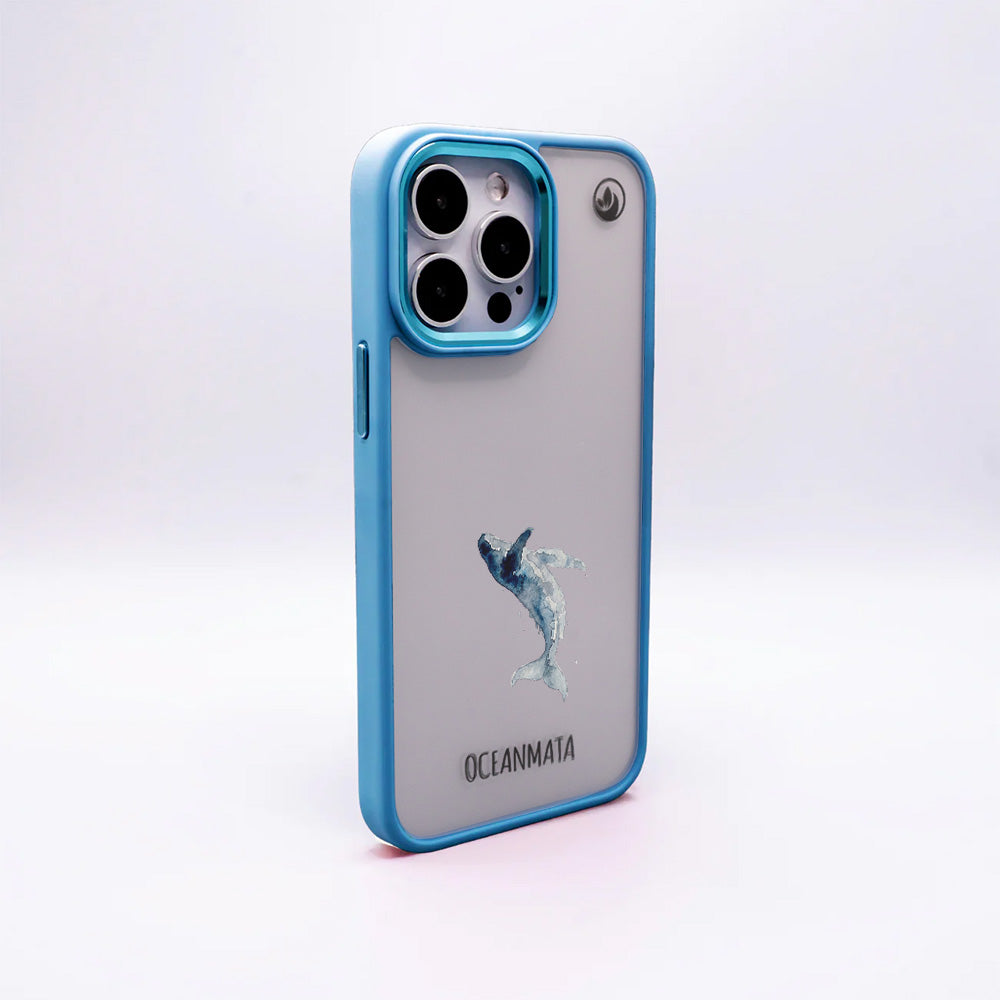 iPhone 11 Hülle - Wal blau - "Joy" - nachhaltig