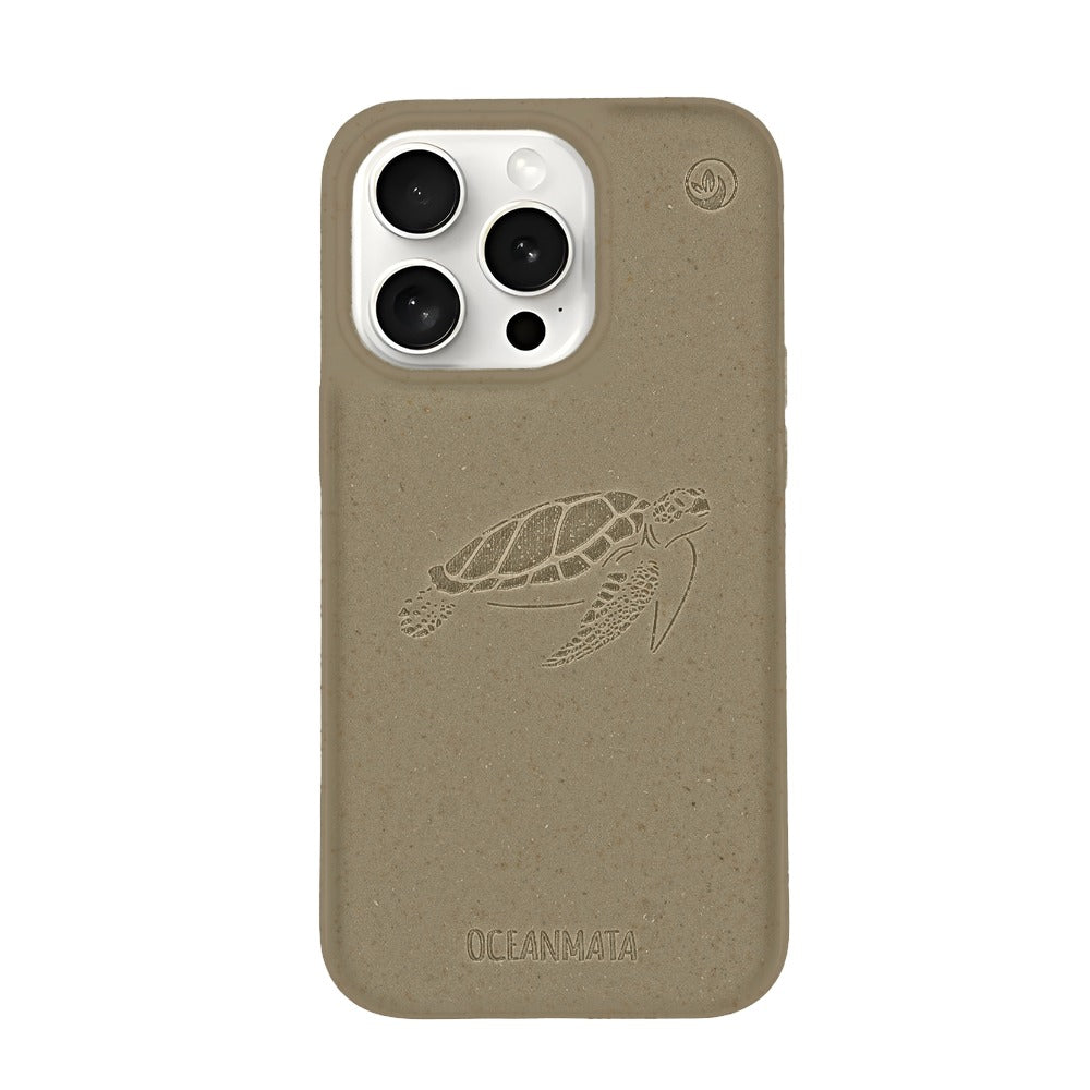 iPhone 15 pro max case - green - "TURTLE" - sustainable