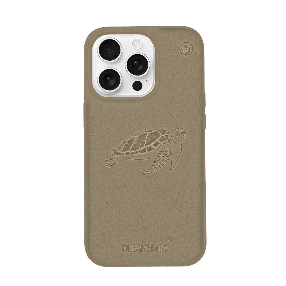 iPhone 16 pro max hoesje - groen - "TURTLE" - duurzaam