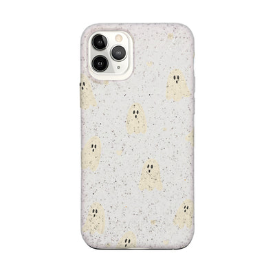 iPhone 11 Pro Case - Ghost White - "LittleGhost" - Sustainable