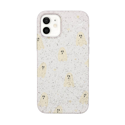 iPhone 12 mini Case - Ghost white - "LittleGhost" - sustainable