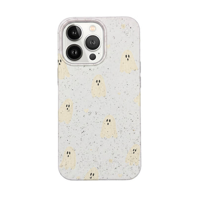 iPhone 13 Pro Case - Ghost White - "LittleGhost" - sustainable