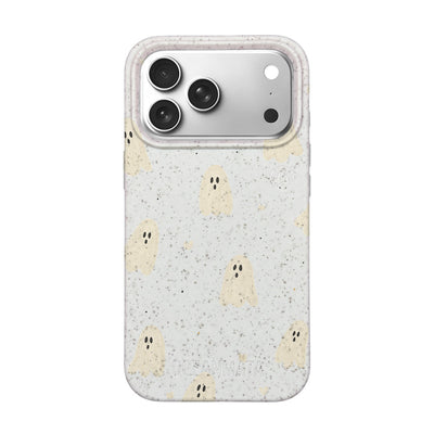 iPhone 17 Pro Max Case - Spirit White - "LittleGhost" - sustainable