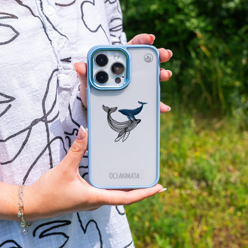 Samsung S25 Ultra Case - Whale Blue - "BlueWhale" - Sustainable