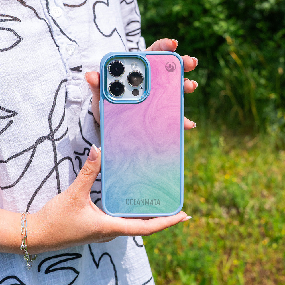 iPhone 11 pro case - "Colored Marble" - sustainable