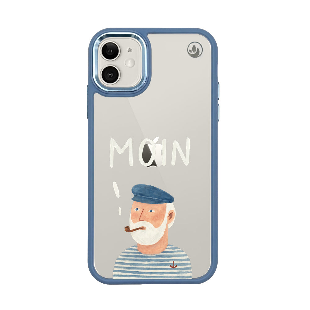iPhone 11 Case - Moin Blue - "East Frisian" - sustainable