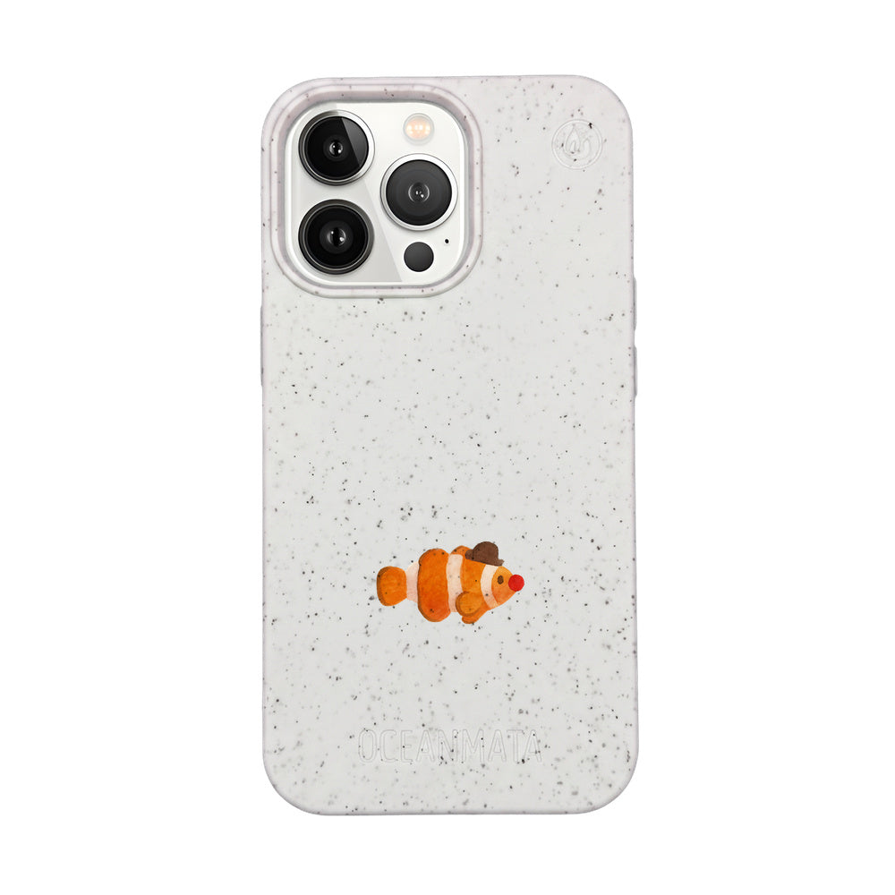 Biologisch abbaubare Handyhülle iPhone 13 pro max Mrclownfish — kompostierbar — Vorderseite