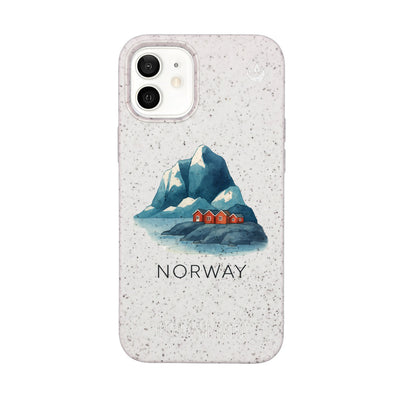 iPhone 12 mini Case - Norway white - "Norway" - sustainable