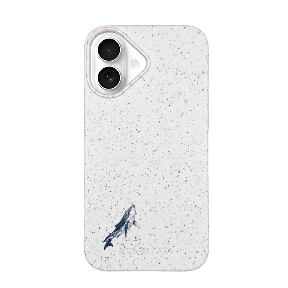 Biologisch abbaubare Handyhülle iPhone 16 Oceanlullaby — kompostierbar — Vorderseite