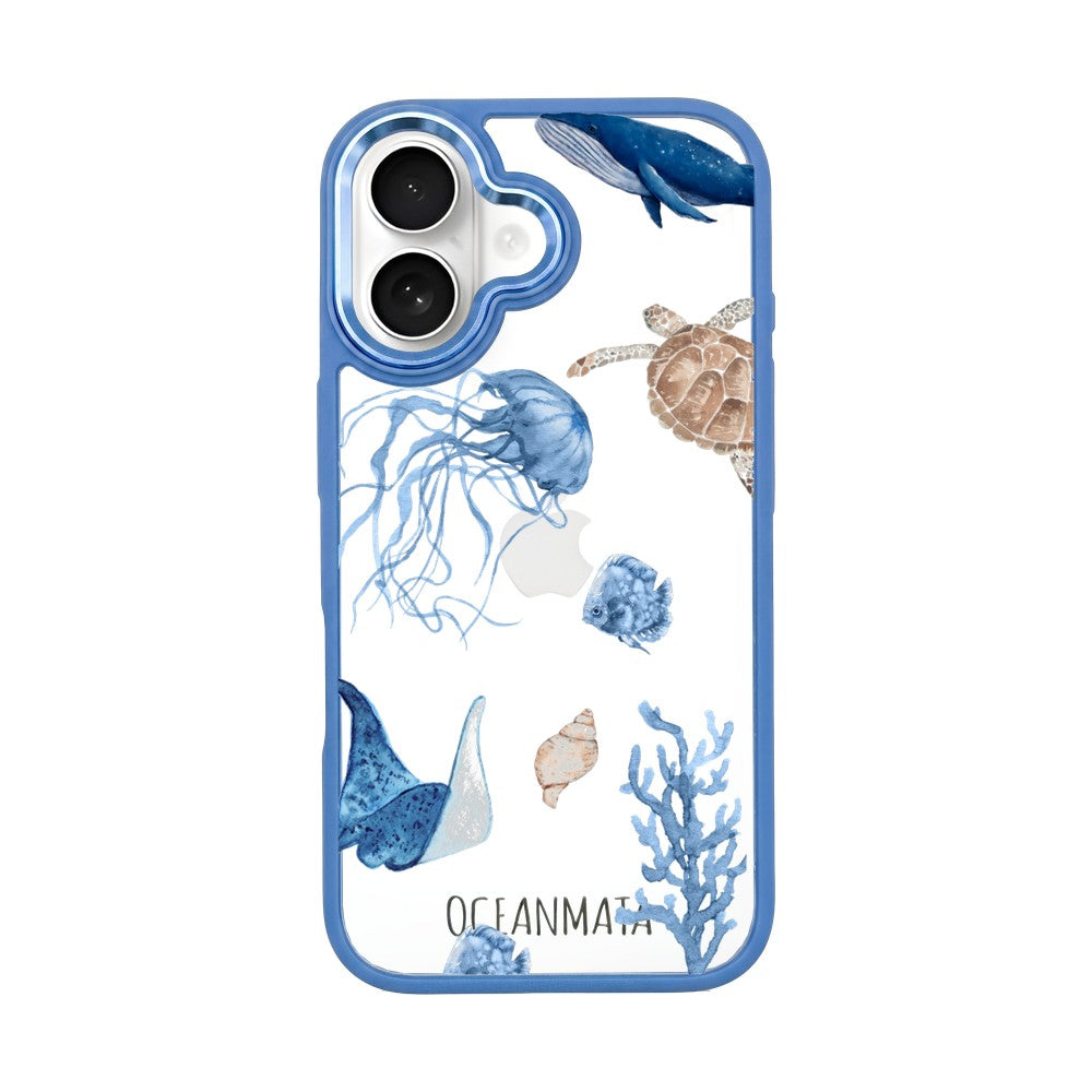 iPhone 16 Hülle - Schildkröte bunt - "Turtle & Friends" - nachhaltig