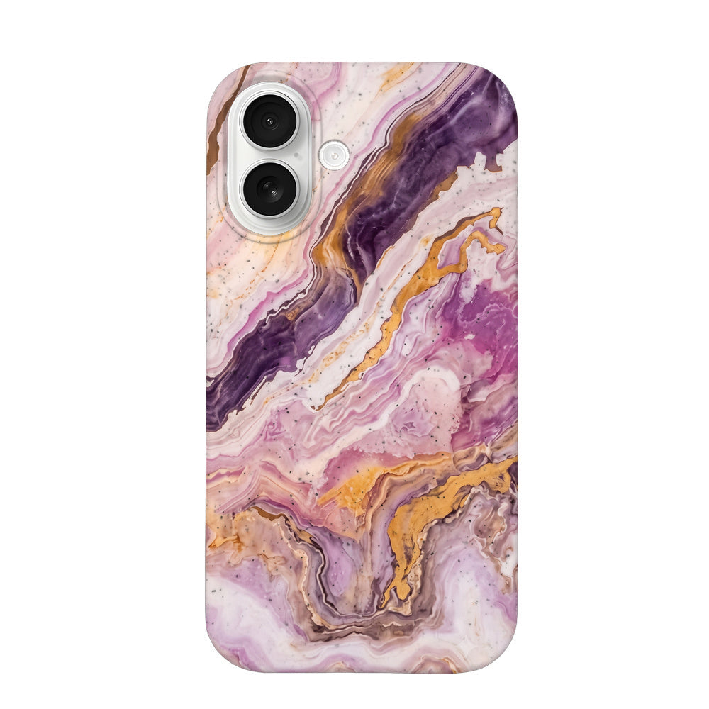 iPhone 17 Hülle - Marmor pink - "PinkMarble" - nachhaltig
