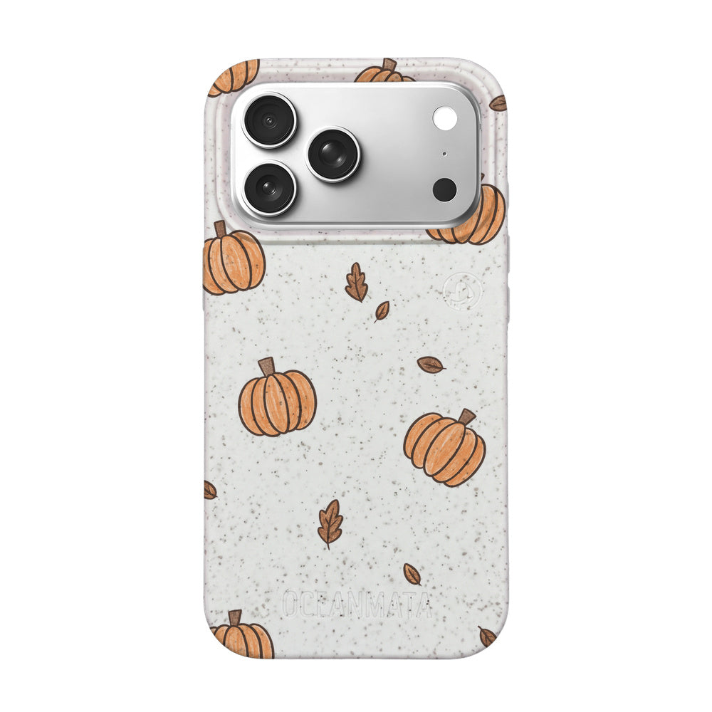 Biologisch abbaubare Handyhülle iPhone 18 Pro Max / 17 Pro Max Pumpkin — kompostierbar — Vorderseite