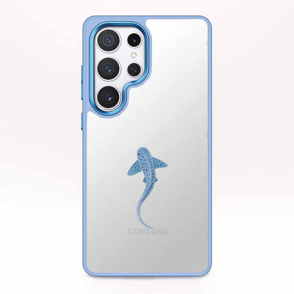 Samsung S24 Ultra Hülle - Leopardenhai blau - "BlueLeopard" - nachhaltig