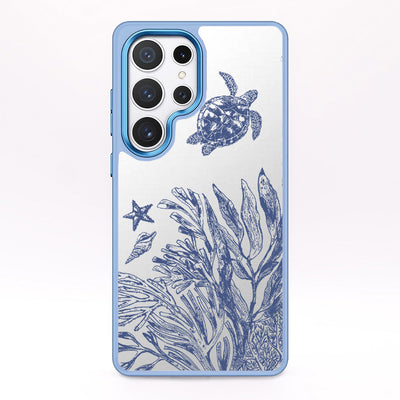 Samsung S24 Ultra Case - Turtles Blue - "Silent Wave" - Sustainable
