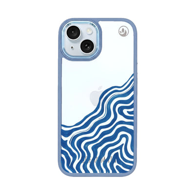 iPhone 15 hoesje - Abstracte golf - "Summerwave" - Duurzaam