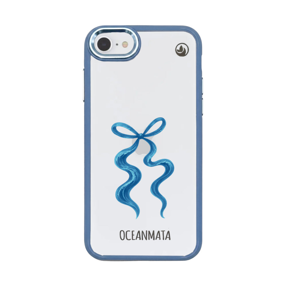 iPhone SE/7/8 Case - Blue Bow - "tideknot" - Sustainable