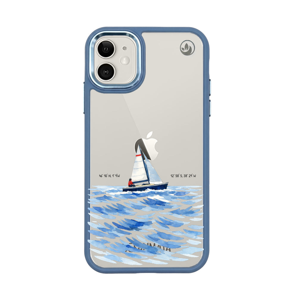 Nachhaltige Handyhülle iPhone 11 Towardsthehorizon aus Ocean Plastic — Vorderseite