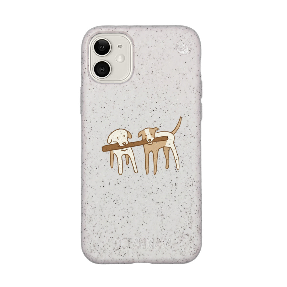 Biologisch abbaubare Handyhülle iPhone 11 Wuff — kompostierbar — Vorderseite