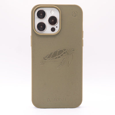 iPhone SE/7/8 case - green - "TURTLE" - sustainable