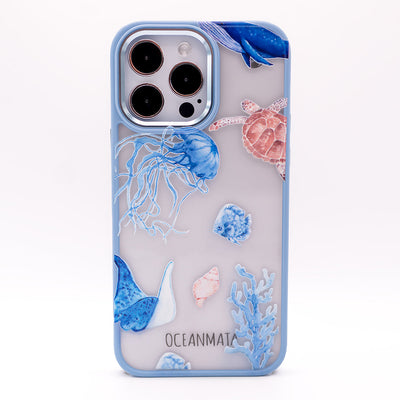 iPhone 12 mini Hülle - Schildkröte bunt - "Turtle & Friends" - nachhaltig