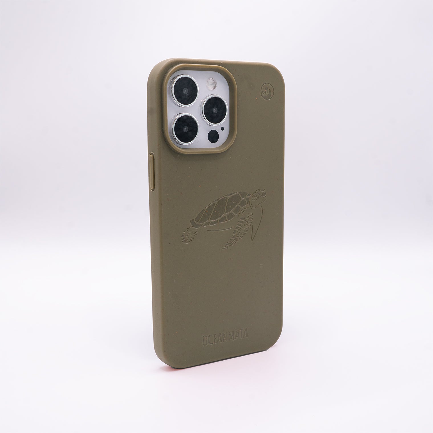 iPhone 16 pro max Hülle - grün - "TURTLE" - nachhaltig – Ansicht 3