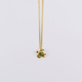 Halskette "GREEN TURTLE"